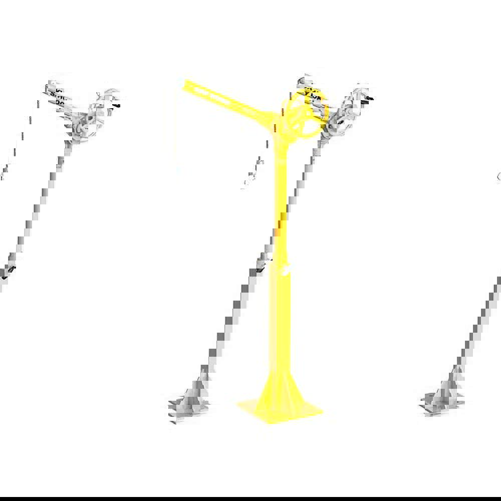 Jib Crane: Floor Mount, 500 lb Limit, 36